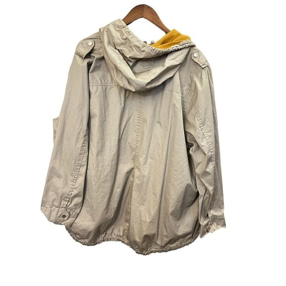 Jou Jou Windbreaker Jacket Hoodie Winter Lightweight High Neck Size 3X - Picture 2 of 9